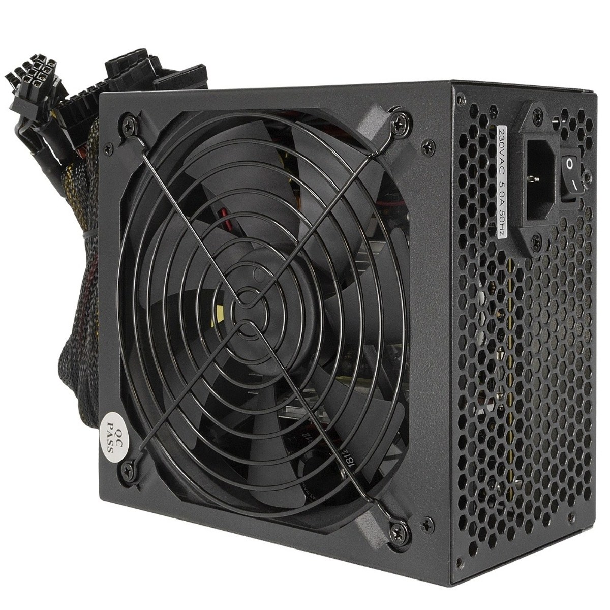 Блок питания CROWN CM-PS450W PRO OEM, 450Вт, 80 PLUS Silver, 120мм, черный