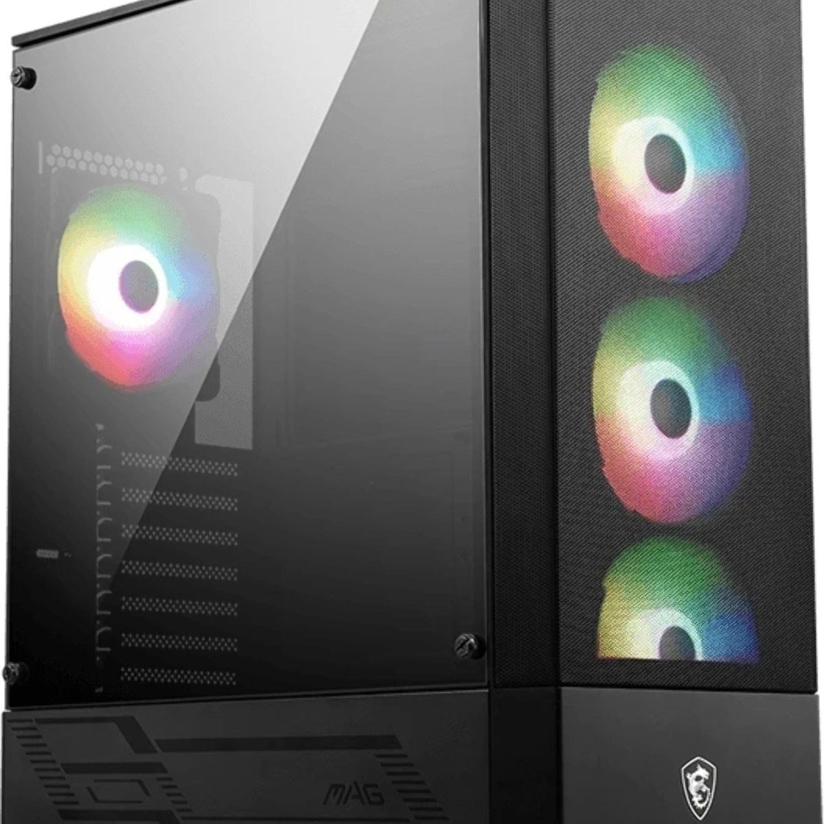 Компьютерный корпус MSI MAG FORGE 112R 2xUSB 3.0, 4x120мм ARGb Fan, ARGb Control Board, Tempered Glass Window, Brown Box (949679)
