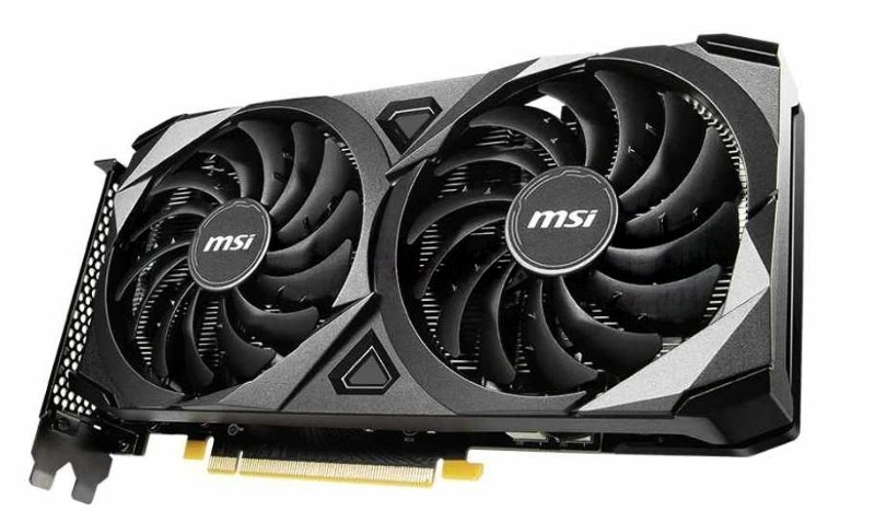 Видеокарта MSI GeForce RTX 3060 VENTUS 2X (LHR), 12 GB GDDR6, 192 bit, 3xDisplayPort, HDMI, GPU 1320 MHz