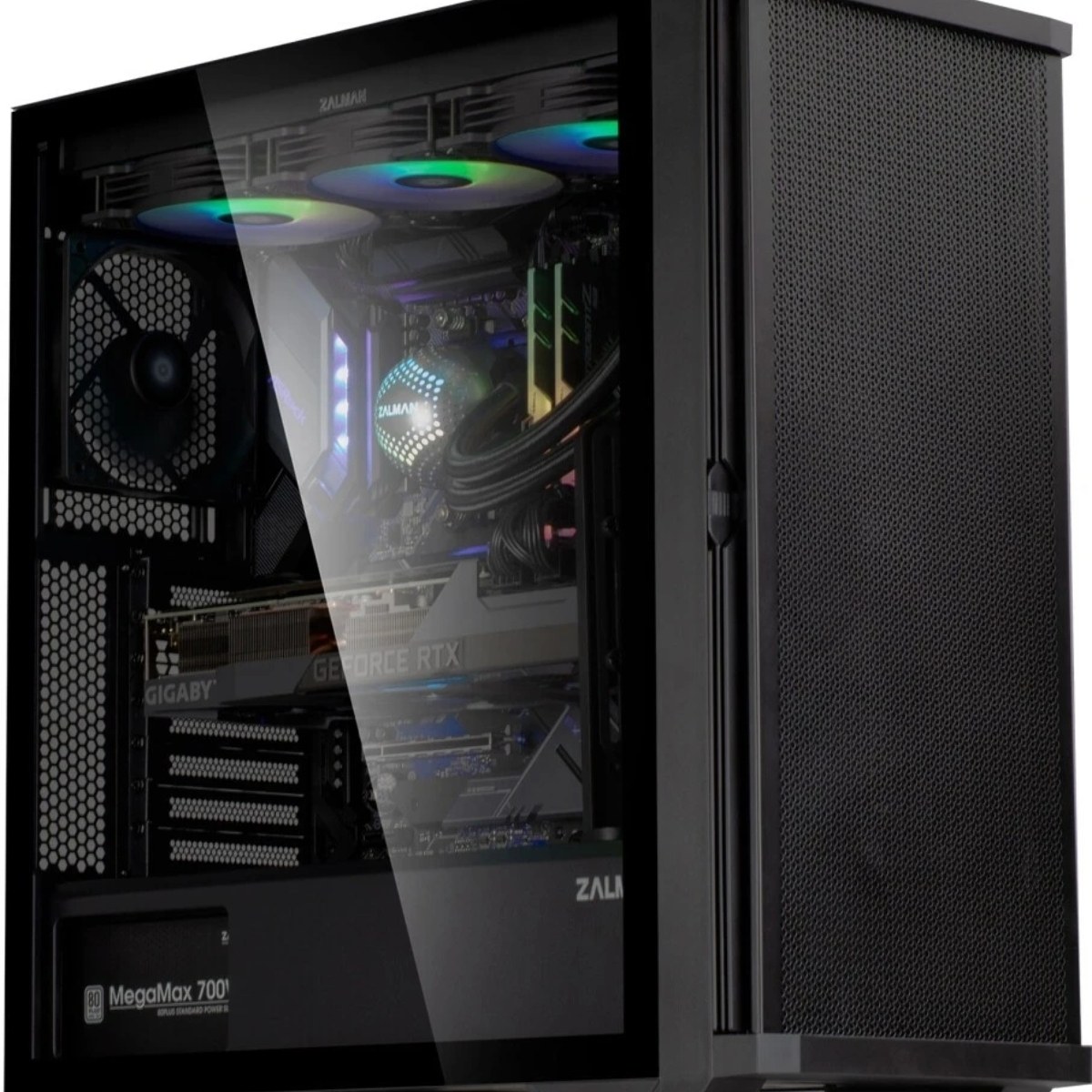 Компьютерный корпус ZALMAN Z10, ATX, черный, WINDOW, 2x3.5", 2x2.5", 2xUSB 3.0, 1xUSB 3.1 Type-C, FRONT 3x140мм, REAR 1x120мм