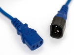 Шнур для блока питания Hyperline PWC-IEC13-IEC14, IEC 320 C13, вилка C14, 5 м, 10А, провода 3 х 1,0 кв. мм, синий