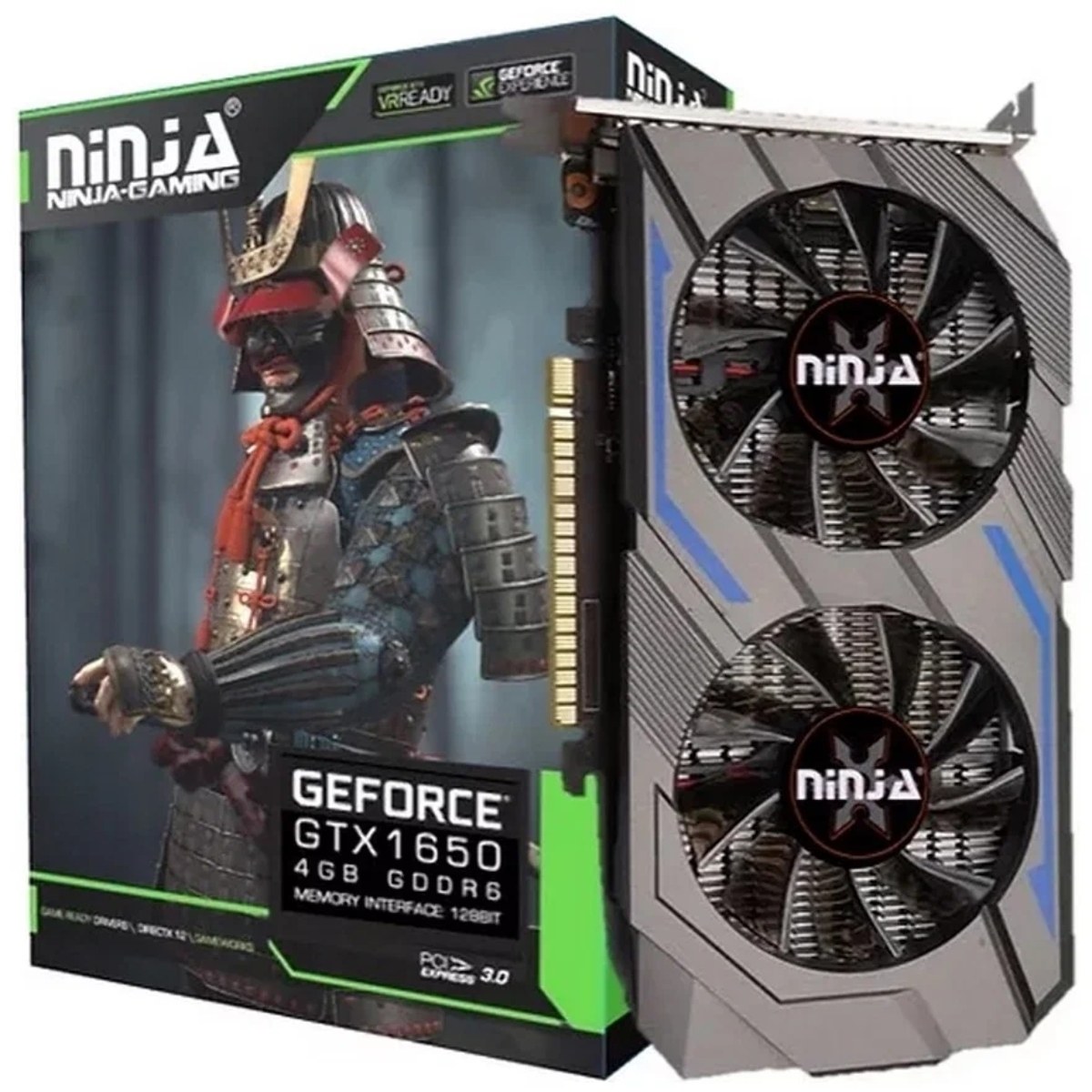Видеокарта Sinotex GeForce GTX 1650, 4 GB GDDR6, 128 bit, DisplayPort, DVI-D, HDMI, GPU 1485 MHz