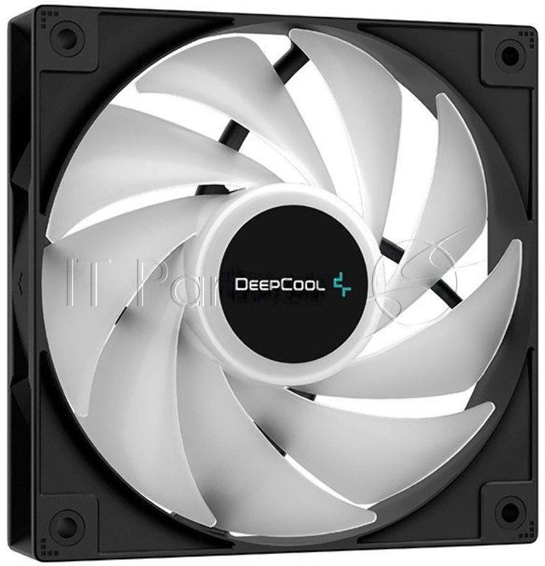 Кулер для процессора DEEPCOOL AG400 LED черный, 120 мм, алюминий/медь, 2000 об/мин, 31.6 дБ, 4 pin, 220 Вт, 150 мм