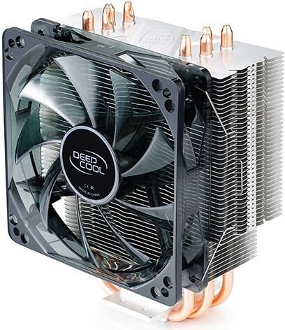 Кулер Deepcool GAMMAXX 400 BLUE BASIC серебристый 120мм алюминий+медь 1500rpm 30db 4-pin 130W 154мм