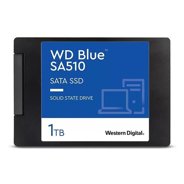 Накопитель SSD WD Blue SA510 1Tb, SATA III, 2.5", R/W 560/520