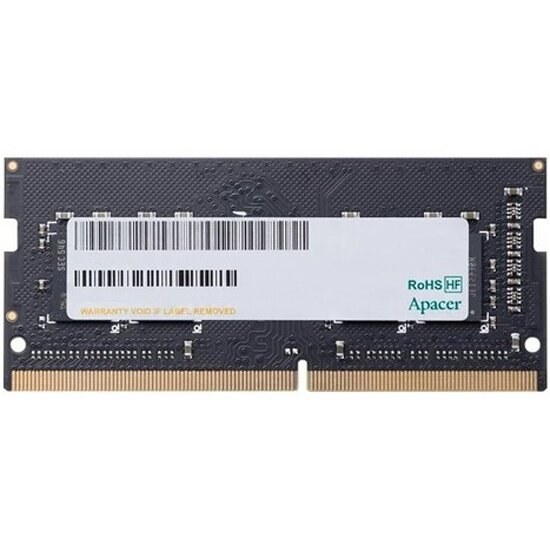 Оперативная память 16Gb Apacer DDR4 2666 SO DIMM ES.16G2V.PRH Non-ECC, CL19, 1.2V, 2048x8, RTL (907036)