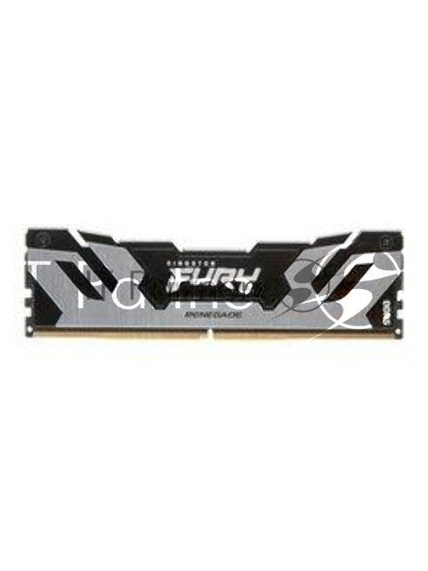 Оперативная память Kingston Fury Renegade, DDR5, 16Gb (1x16Gb), 6400MHz, CL32, DIMM, с радиатором, серебристый/черный