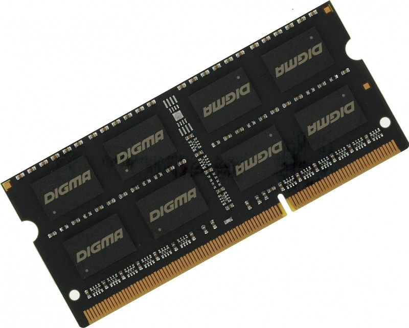 Оперативная память Digma, DDR3, 8GB (1x8 GB), 1600 MHz, CL11, SO-DIMM