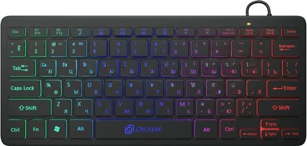 Клавиатура проводная Oklick Oklick 300S черный USB
