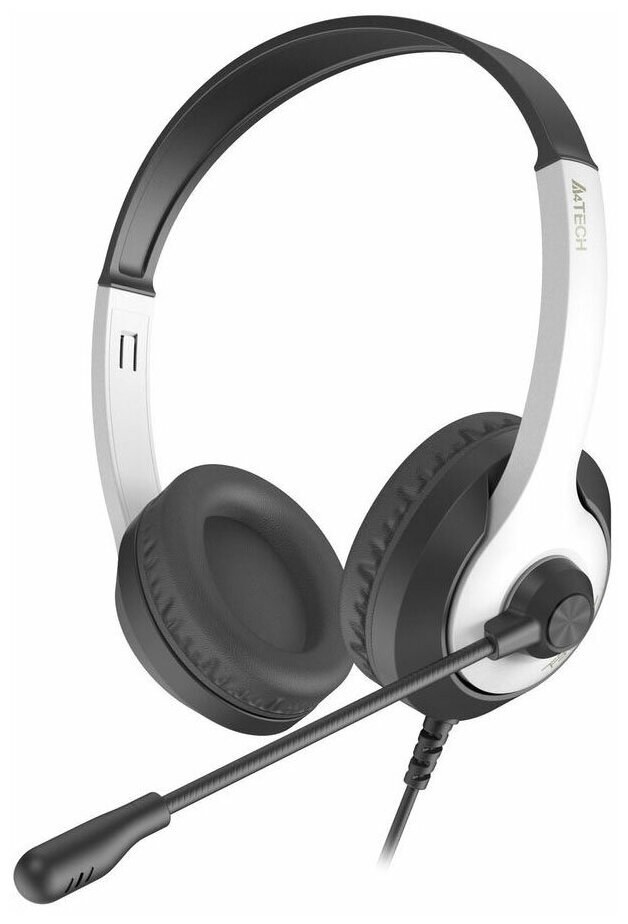 Гарнитура A4Tech Fstyler FH100U чёрный, проводная