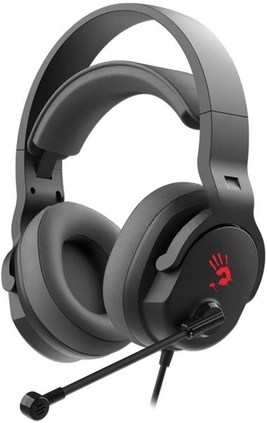 Гарнитура проводная с микрофоном A4Tech Bloody G330p черный 2м мониторные оголовье (G330P)