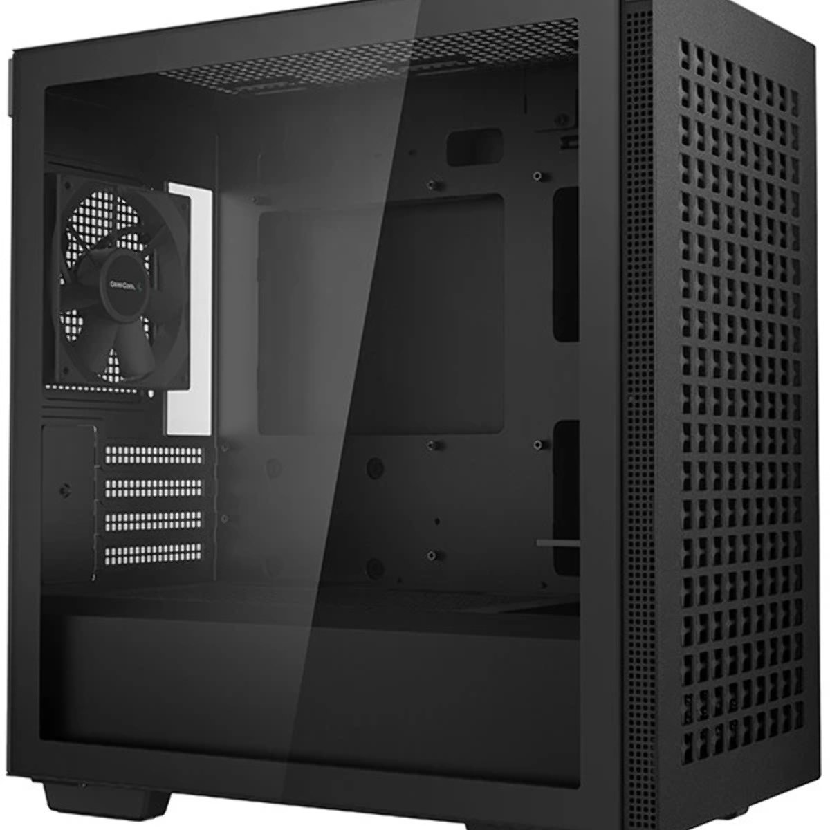Компьютерный корпус Deepcool CH370 черный без БП mATX 1x120мм 1xUSB 2.0 1xUSB 3.0 audio bott PSU