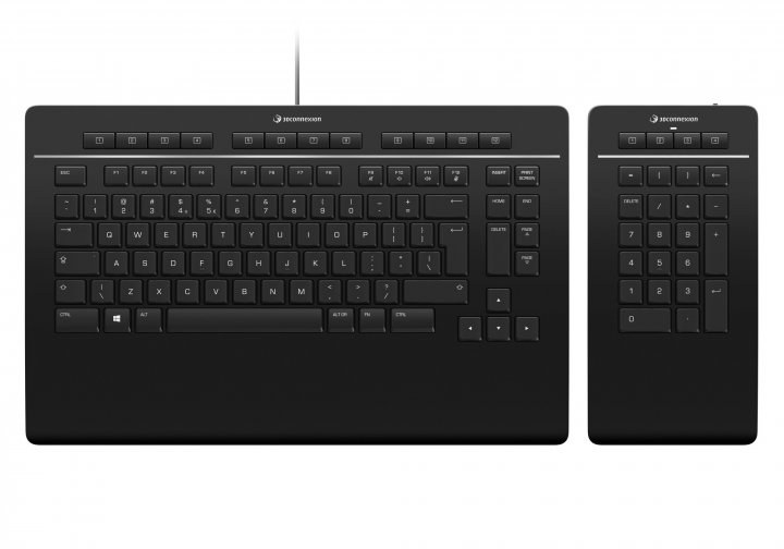 Клавиатура проводная 3Dconnexion 3DX-700092 Keyboard Pro with Numpad проводная USB черный
