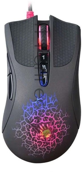 Мышь проводная A4Tech Bloody Blazing A9/A90 черный, 4000 dpi, USB Type-A, кнопки - 8