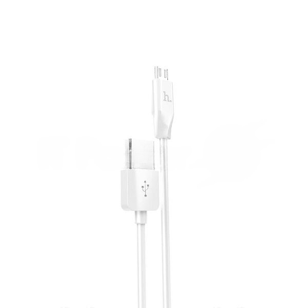 Кабель USB HOCO X1 Rapid, USB - Micro USB, 2.1А, 1м, белый