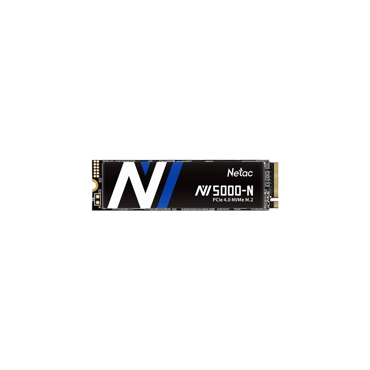 Накопитель SSD Netac NV5000-N, 1Tb, M.2 2280, PCIe 4.0 x4, NVMe, R/W 4800/4600, с радиатором