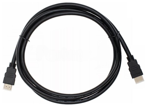 Кабель аудио-видео Cactus CS-HDMI.1.4-1.8 HDMI (m)/HDMI (m) 1.8м. позолоченные контакты черный
