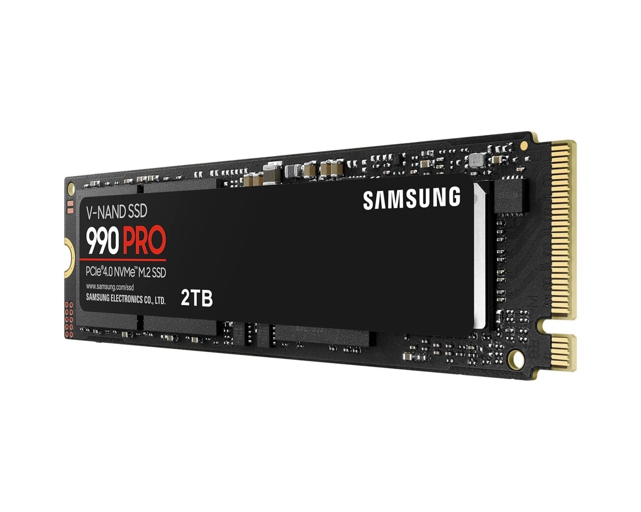 Накопитель SSD Samsung 990 PRO, 2Tb, PCIe 4.0 x4, M.2 2280, NVMe, R/W 7450/6900