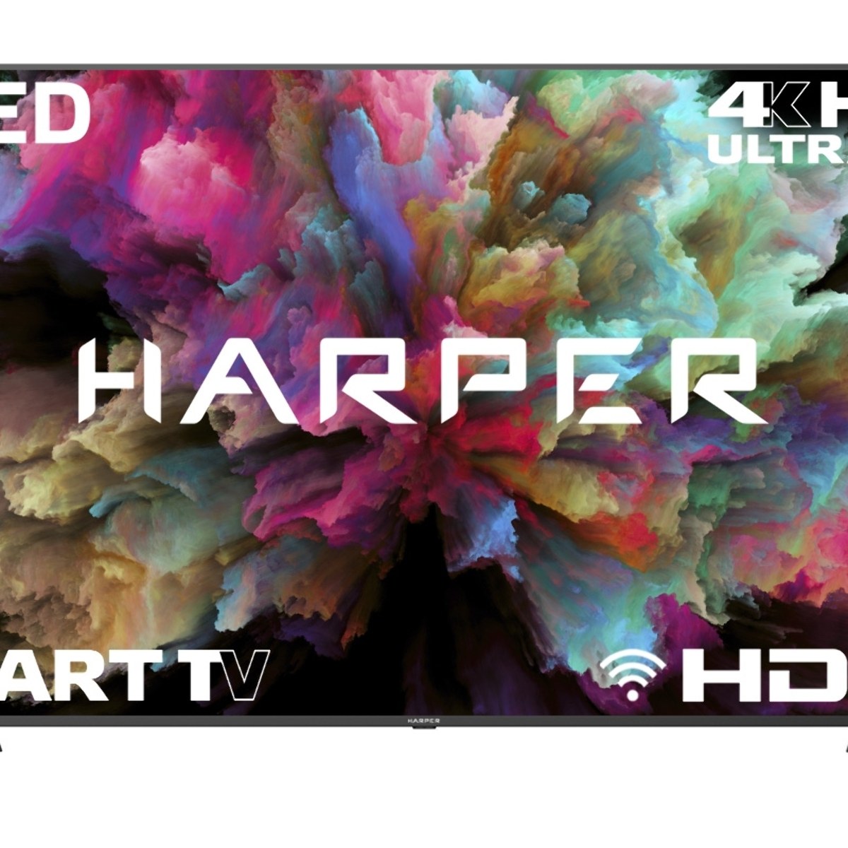 Телевизор Harper 75" 75Q850TS черный QLED UHD 60Hz Smart TV Android TV 2GB/16GB