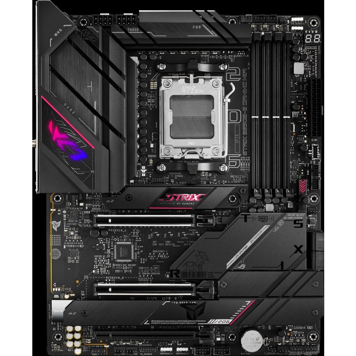 Материнская плата ASUS ROG STRIX B650-A GAMING WIFI, AM5, AMD B650, 4xDDR5, 4xSATA, 3xM.2, 2xPCIe x16, 1xPCIe x1, DisplayPort, HDMI, 1x2.5Gb LAN, USB Type-C, 5x3.5 мм, 7.1, ATX