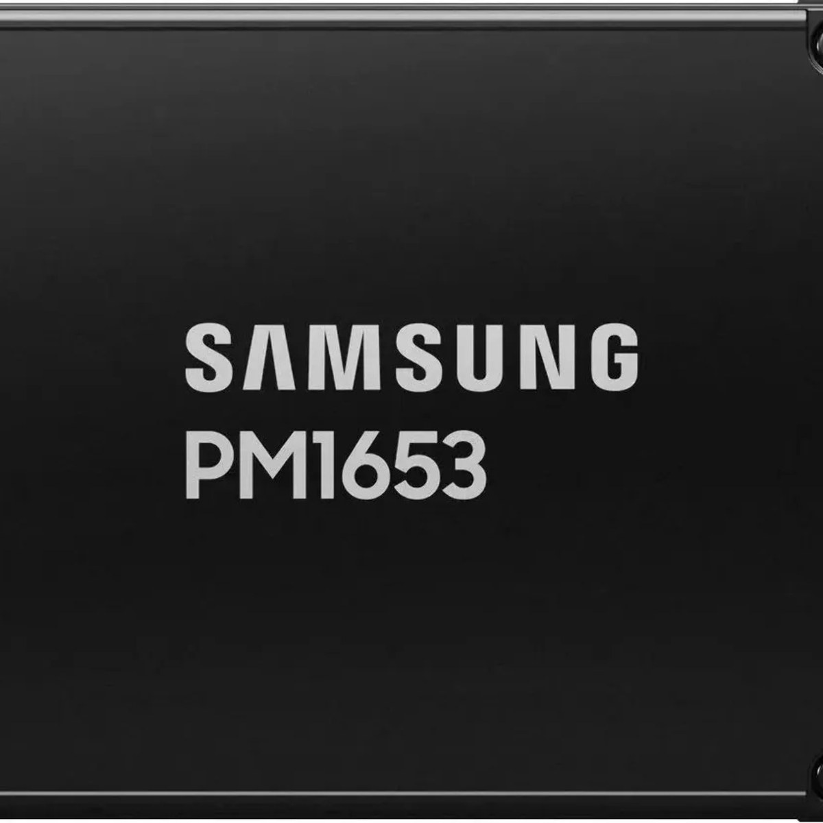 Накопитель SSD Samsung PM1653, 7.68Tb, SAS 4.0, 2.5", R/W 4200/3700