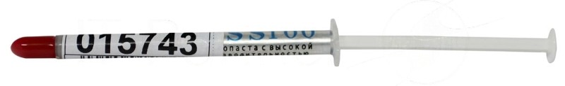 Термопаста Amperin SS100, 1 г, 8,5 Вт/(м·К), шприц