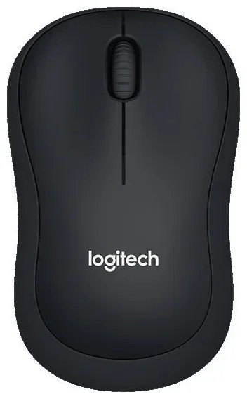 Мышь беспроводная Logitech B220 Silent черный, 1000 dpi, радиоканал, USB, кнопки - 3