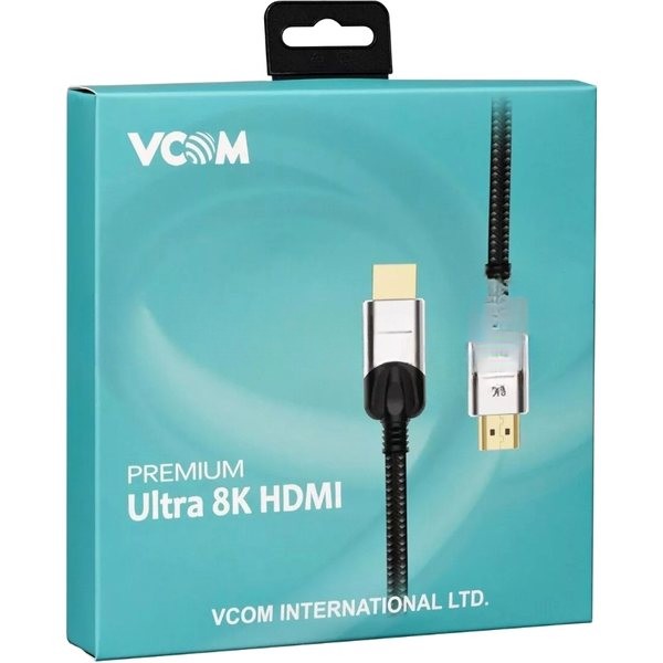 Кабель VCOM CG865-1.5M HDMI 19M/M,ver. 2.1, 8K@60 Hz 1 м VCOM CG865-1.5M