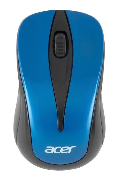 Мышь беспроводная Acer OMR132 синий/черный, 1000 dpi, радиоканал, USB, кнопки - 3