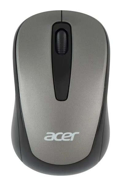 Мышь беспроводная Acer OMR134 серый, 1000 dpi, радиоканал, USB, кнопки - 3