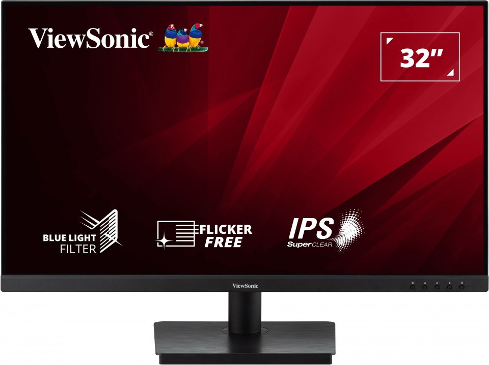 Монитор 32" ViewSonic VA3209-MH IPS 1920x1080, 75 Гц, 4 мс, 16:9, 250 кд/м2, 1хHDMI, 1хVGA, черный