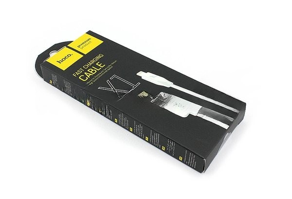 Кабель USB HOCO X1 Rapid, USB - Lightning, 2.1А, 1м, белый
