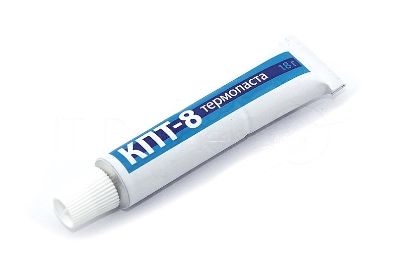 Термопаста КПТ-8 Connector, 18 г, 0.8 Вт/(м⋅К), тюбик