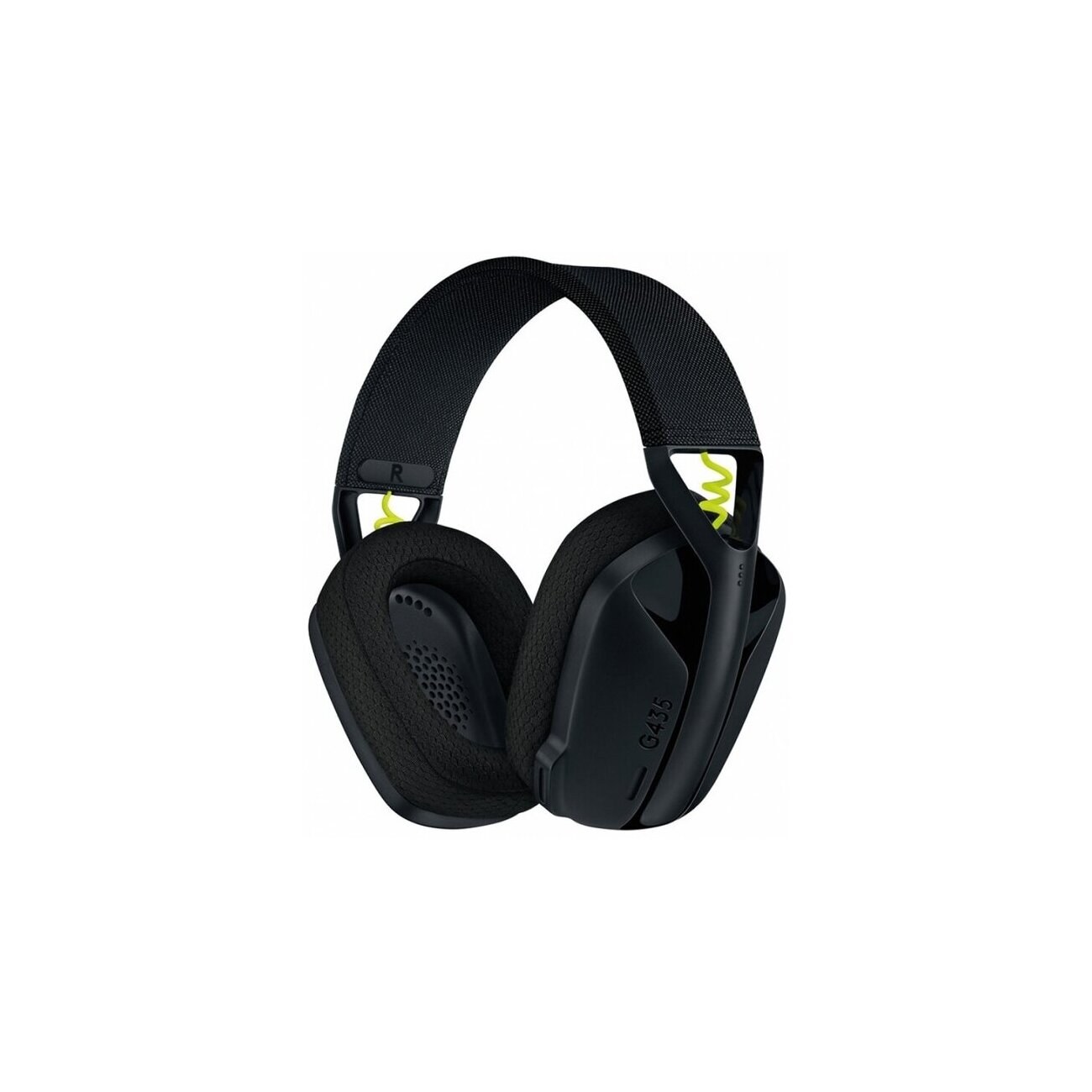 Гарнитура Logitech G435 чёрный/жёлтый, беспроводная, Bluetooth/USB, до 18 ч