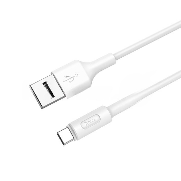 Кабель HOCO USB X25 Soarer для Type-C, 2А, 1м, белый