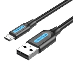 Кабель Vention USB 2.0 AM/micro B 5pin - 2м черный