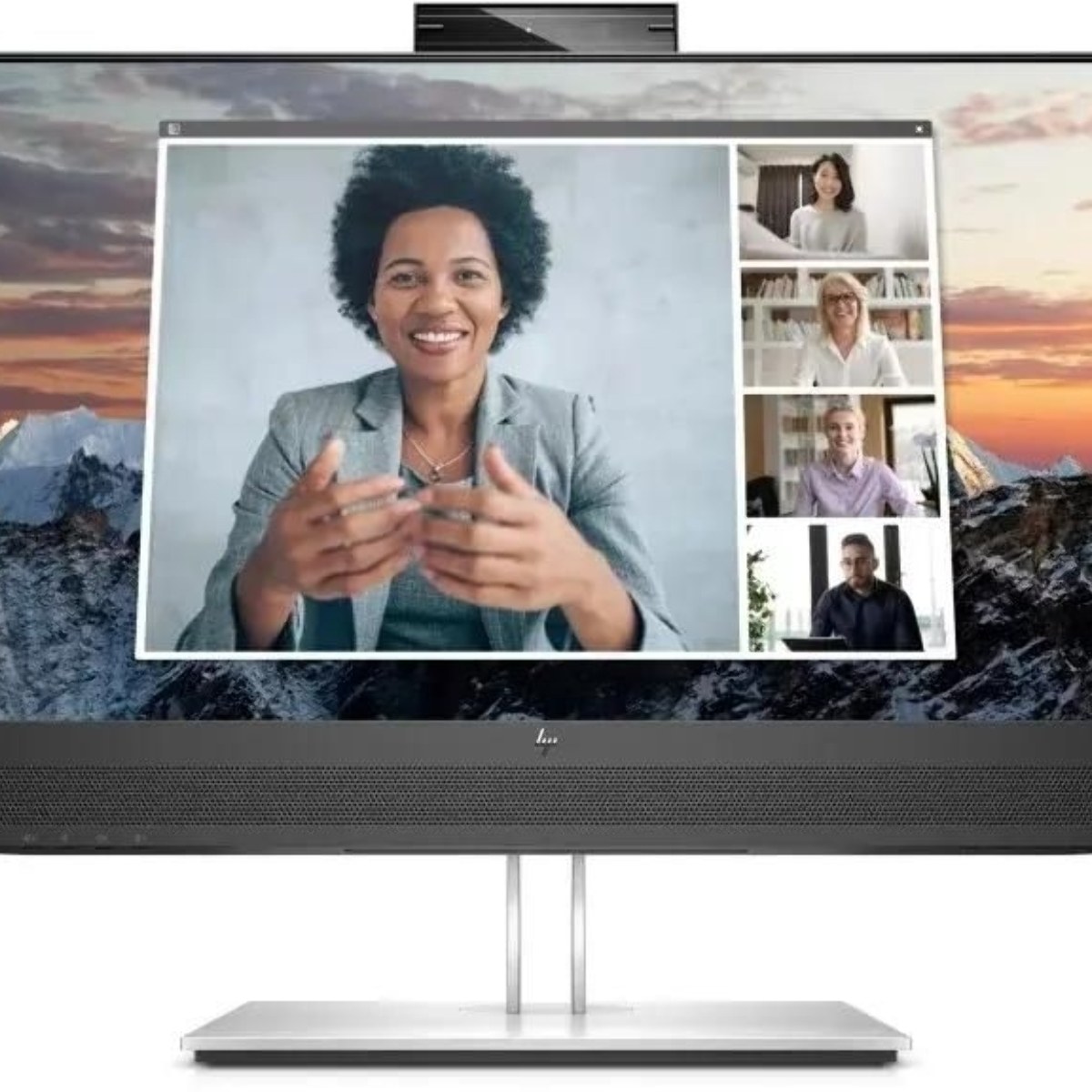 Монитор 23.8" HP E24m G4 Conferencing IPS 1920x1080, 75 Гц, 5 мс, 16:9, 300 кд/м², DP 1.2, HDMI 1.4, USB-C (65 Вт), USB Hub (4x USB 3.0), 3.5 Jack, Ethernet, веб-камера, динамики (2x5 Вт), черный