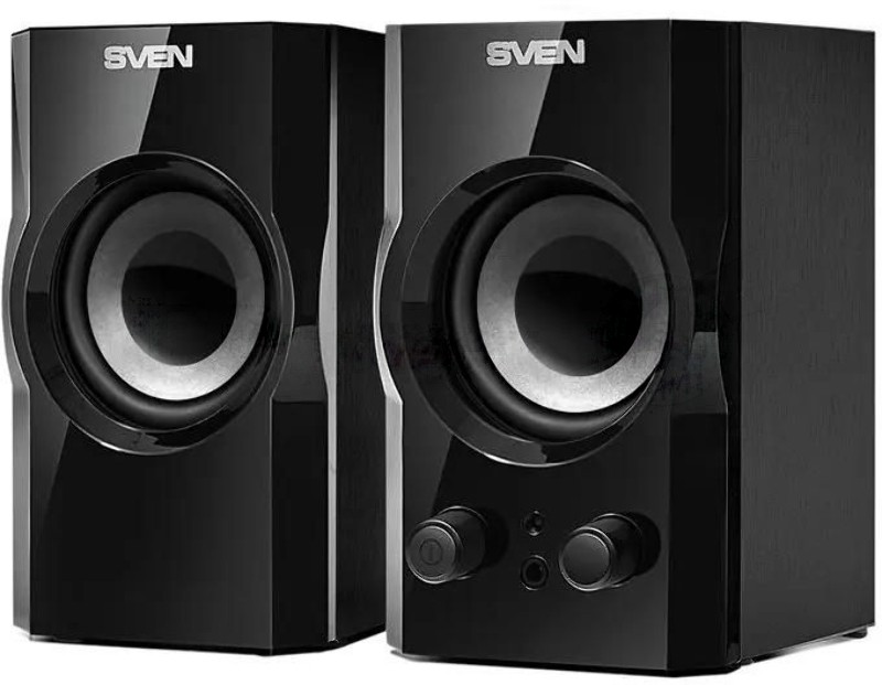 Акустическая система SVEN SPS-606, черный, акустическая система 2.0 (мощность 2x3 Вт(RMS))