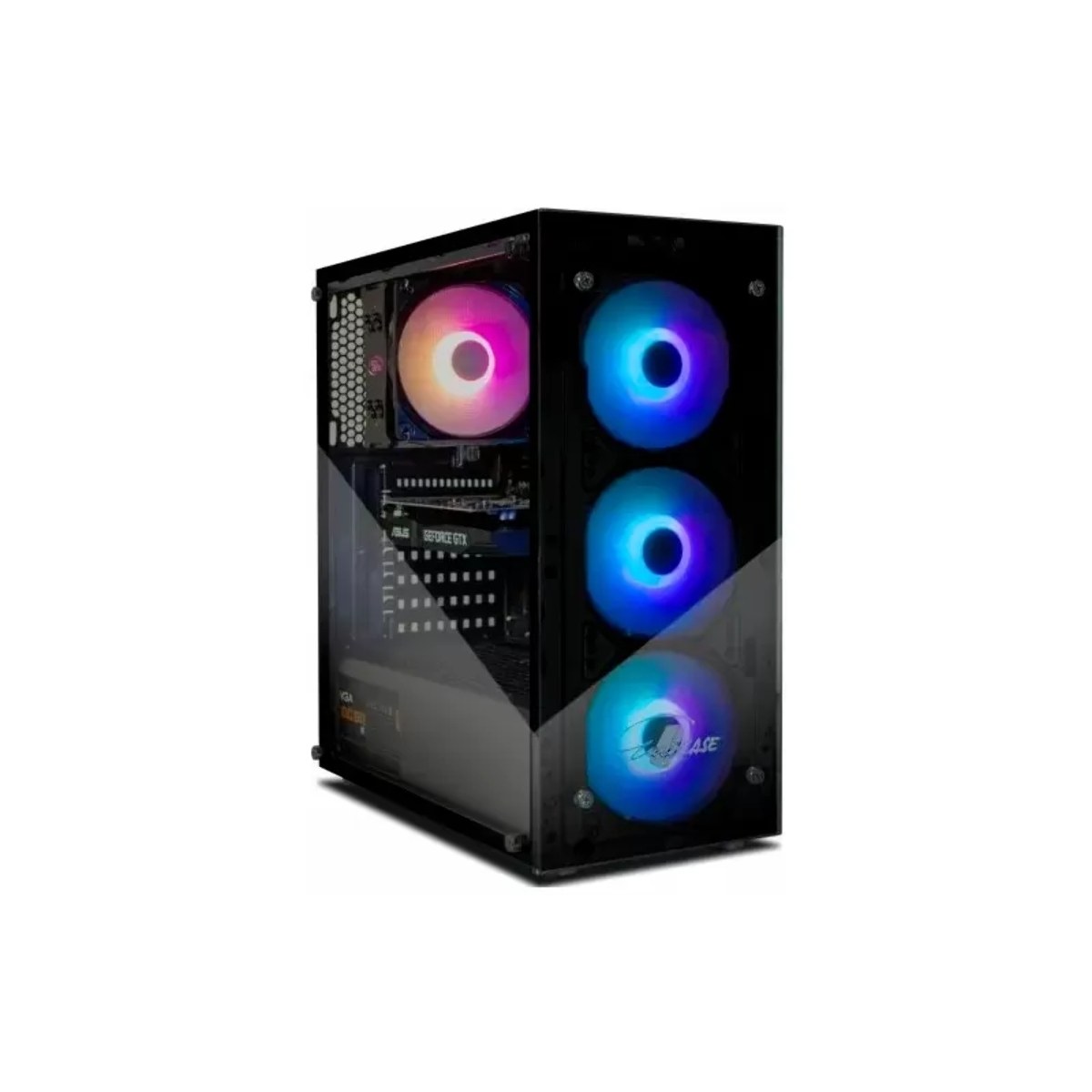 Компьютерный корпус ATX Eurocase A01 без БП 3 ARGB black