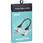 Адаптер DisplayPort(M) ---> HDMI(F) 0.15m 8K@60Hz VCOM