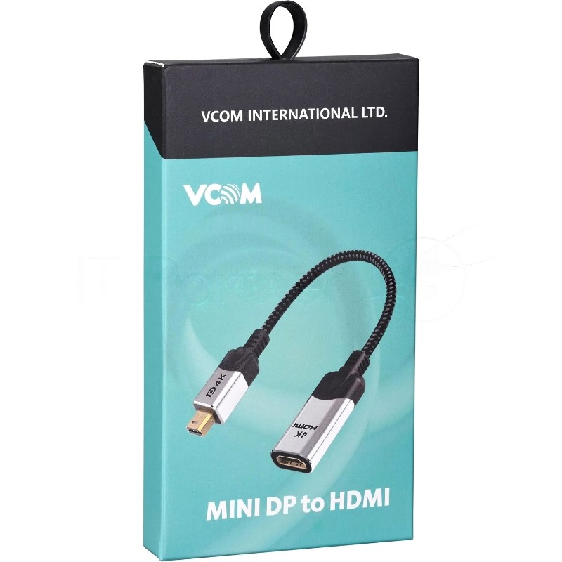 Адаптер miniDisplayPort(M) ---> HDMI(F) 0.15m 4K@60Hz VCOM