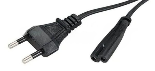 Кабель Buro BU-PCAB-1.8-2PIN IEC C7 (2-pin) Евровилка 1.8м