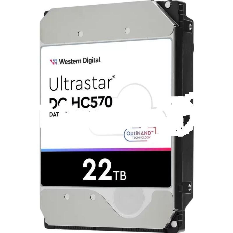 Жесткий диск Western Digital 3.5" 22Tb Ultrastar DC HC570 SAS 12Gb/s, 7200rpm, 512MB, 0F48052, 512e/4Kn, CMR, Helium, Bulk