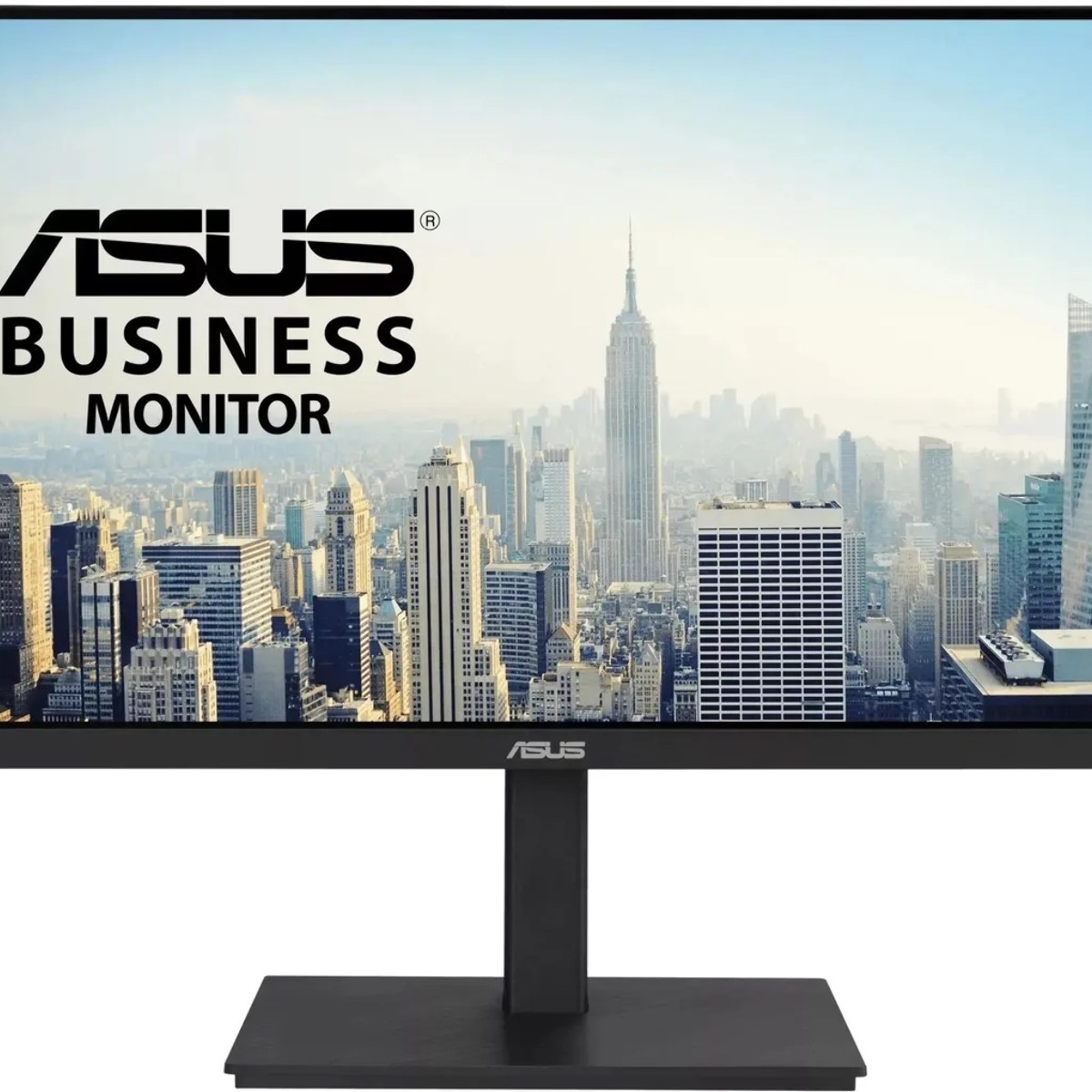 Монитор 23.8" ASUS VA24ECPSN IPS 1920x1080, 75 Гц, 5 мс, 16:9, 300 кд/м², HDMI, DisplayPort, USB Type-C, RJ-45, трехсторонний безрамочный дизайн, Flicker Free, Low Blue Light, черный