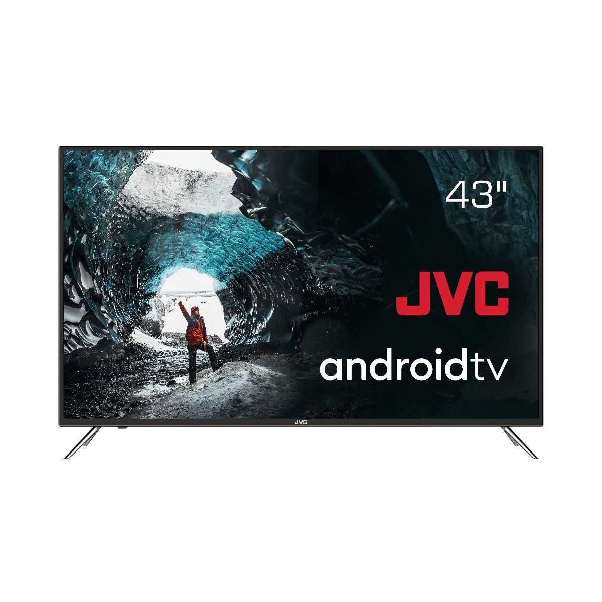Телевизор JVC 43" LT-43M792 черный DLED UHD 60Hz Smart TV
