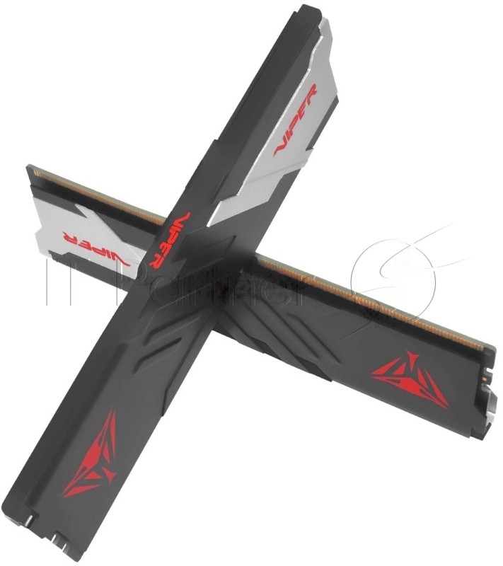 Оперативная память Patriot Viper Venom, DDR5, 64GB (2x32GB), 5600MHz, CL40, DIMM, с радиаторами, черный