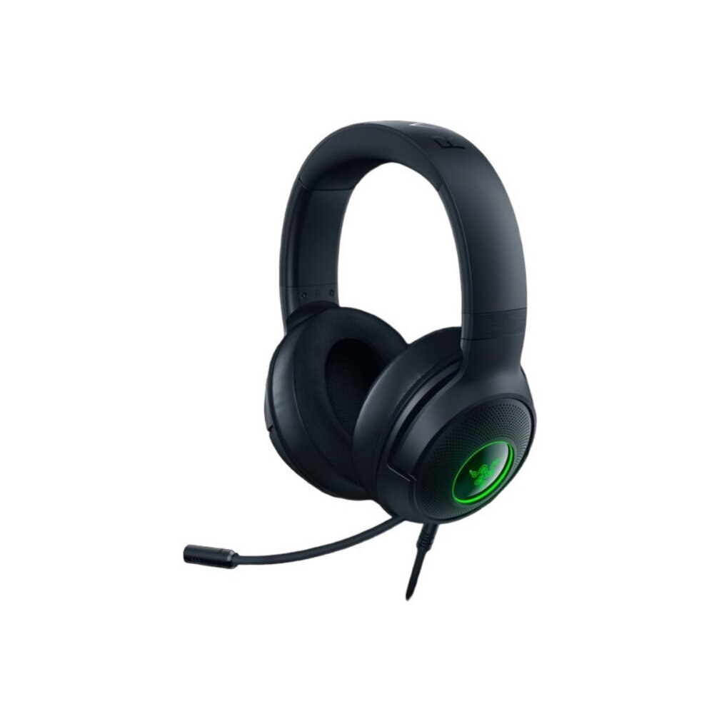 Гарнитура Razer Kraken V3 X (2022) чёрный, проводная, USB, подсветка