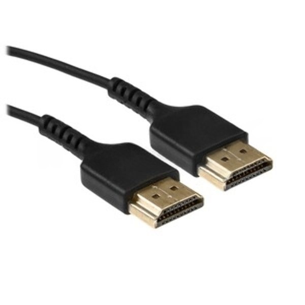 Кабель HDMI Wize WAVC-HDMIUS-0.2M 0.2 м, v.2.0, 19M/19M, 4K/60 Hz 4:4:4, 36 AWG, HDCP 2.2,ультратонкий, позол.разъемы, черный, пакет