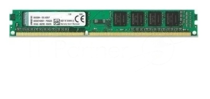 Оперативная память Kingston ValueRAM, DDR3, 4GB (1x4GB), 1600MHz, CL11, DIMM