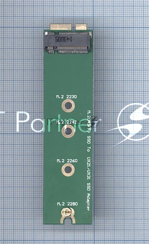 Переходник M.2 (NGFF) SSD на SSD 18 контактный адаптер для Asus UX31 UX21 Zenbook